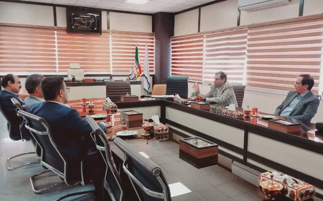 جلسه همکاری با سرپرستی بانک پارسیان استان با مدیریت عامل شرکت